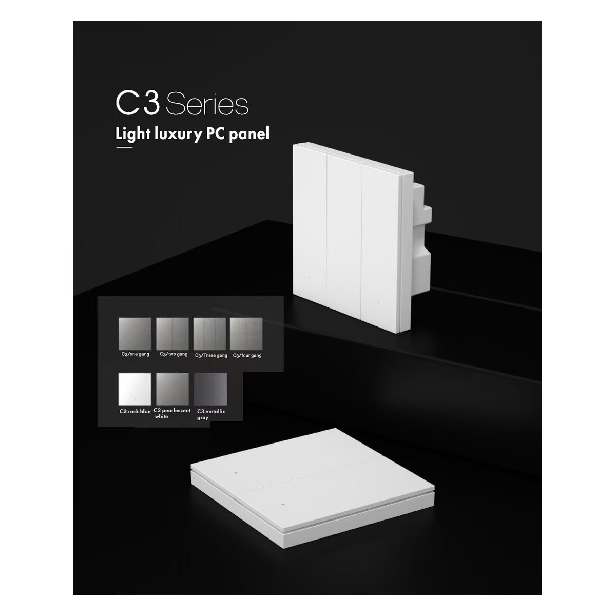 C3 2-Gang Smart Switch